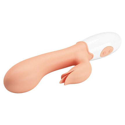 Pretty Love Bloody Mary - Vibrator - Rabbit Vibrator met Clitoris Stimulatie - Lichte Huidskleur - Geeft Intens en Krachtig Plezier-Erotiekvoordeel.nl