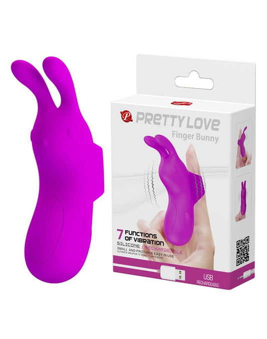 Pretty Love Bunny Vinger Vibrator - Erotiekvoordeel.nl