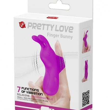 Pretty Love Bunny Vinger Vibrator - Erotiekvoordeel.nl