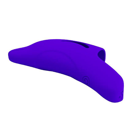 Pretty Love Delphini - Vibrator - Vinger Vibrator - Blauw - Siliconen - USB Oplaadbaar - 10 standen-Erotiekvoordeel.nl