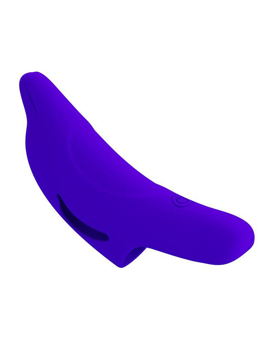 Pretty Love Delphini - Vibrator - Vinger Vibrator - Blauw - Siliconen - USB Oplaadbaar - 10 standen-Erotiekvoordeel.nl