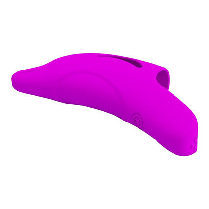Pretty Love Delphini - Vibrator - Vinger Vibrator - Paars - Siliconen - USB Oplaadbaar - 10 standen-Erotiekvoordeel.nl