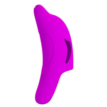 Pretty Love Delphini - Vibrator - Vinger Vibrator - Paars - Siliconen - USB Oplaadbaar - 10 standen-Erotiekvoordeel.nl