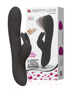 Pretty Love Dylan Bunny Vibrator - zwart - Erotiekvoordeel.nl
