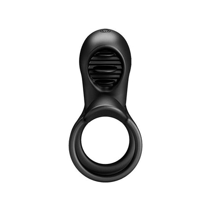 Pretty Love Jammy - Cockring Vibrator met Clitoris Stimulator - Zwart - Unieke Drievoudige Ringontwerp-Erotiekvoordeel.nl