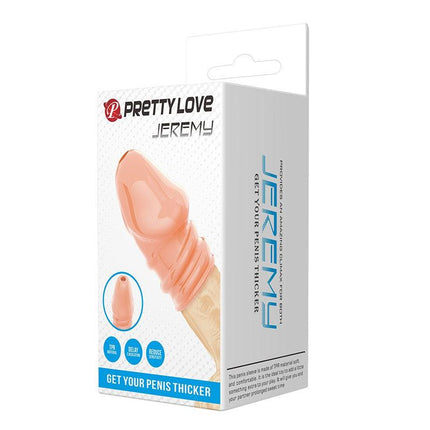 Pretty Love Jeremy - Penis Sleeve - Cock Sleeve Voor Verminderen Bloedstroom voor Hardere Erecties - Lichte Huidskleur-Erotiekvoordeel.nl
