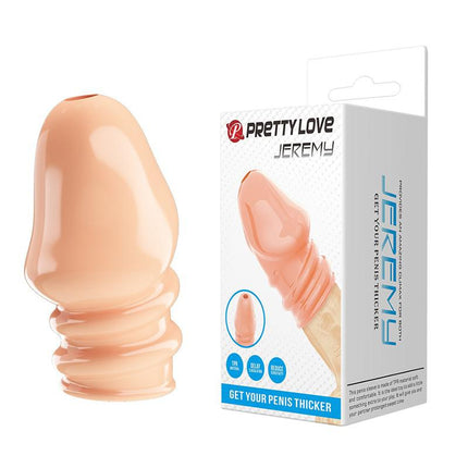 Pretty Love Jeremy - Penis Sleeve - Cock Sleeve Voor Verminderen Bloedstroom voor Hardere Erecties - Lichte Huidskleur-Erotiekvoordeel.nl