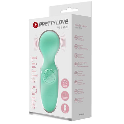 Pretty Love Little Cute - Vibrator - Mini Stick - Mini Wand Vibrator - Groen - Compact, Krachtig en Veelzijdig-Erotiekvoordeel.nl