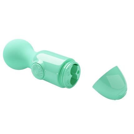 Pretty Love Little Cute - Vibrator - Mini Stick - Mini Wand Vibrator - Groen - Compact, Krachtig en Veelzijdig-Erotiekvoordeel.nl