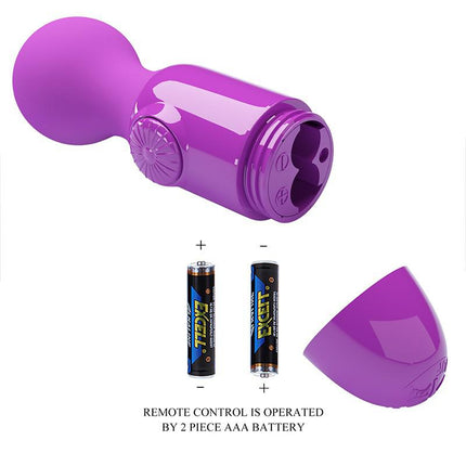 Pretty Love Little Cute - Vibrator - Mini Stick - Mini Wand Vibrator - Paars - Compact, Krachtig en Veelzijdig-Erotiekvoordeel.nl