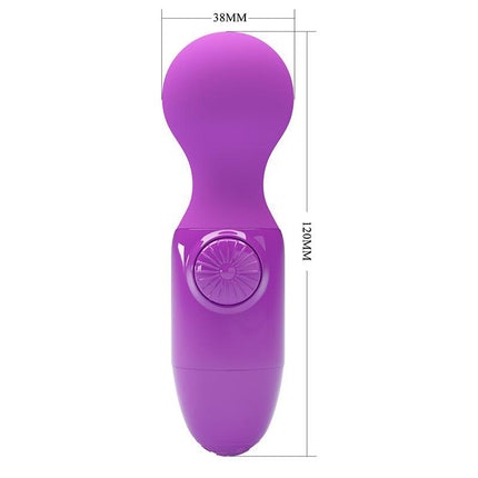 Pretty Love Little Cute - Vibrator - Mini Stick - Mini Wand Vibrator - Paars - Compact, Krachtig en Veelzijdig-Erotiekvoordeel.nl