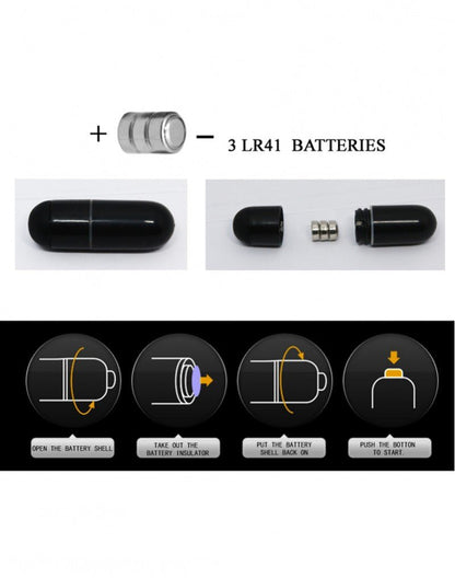 Pretty Love Locker Vibrerende Cockring - zwart - Erotiekvoordeel.nl