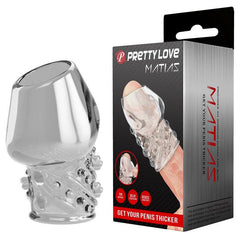 Pretty Love Matias - Penis Sleeve - Cock Sleeve Voor Langdurige en Sterkere Erecties - Transparant-Erotiekvoordeel.nl