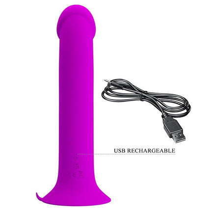 Pretty Love Murray - Vibrerende Dildo - 19 cm - Paars - USB Oplaadbaar - Siliconen - Ervaar Diep en Krachtig Plezier-Erotiekvoordeel.nl