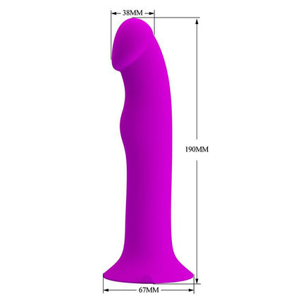 Pretty Love Murray - Vibrerende Dildo - 19 cm - Paars - USB Oplaadbaar - Siliconen - Ervaar Diep en Krachtig Plezier-Erotiekvoordeel.nl