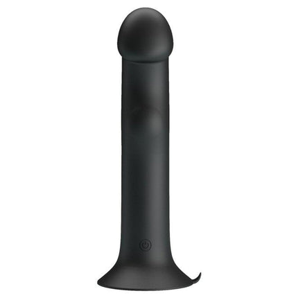 Pretty Love Murray - Vibrerende Dildo - 19 cm - Zwart - USB Oplaadbaar - Siliconen-Erotiekvoordeel.nl