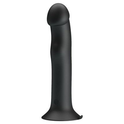 Pretty Love Murray - Vibrerende Dildo - 19 cm - Zwart - USB Oplaadbaar - Siliconen-Erotiekvoordeel.nl