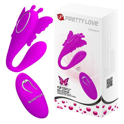 Pretty Love Partner Vibrator CHIMERA met afstandsbediening - dieproze-Erotiekvoordeel.nl