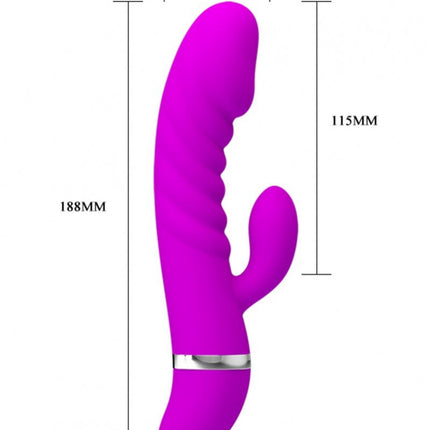 Pretty Love Rabbit & G-spot Vibrator - Erotiekvoordeel.nl