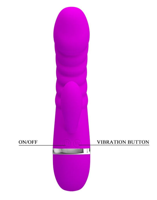 Pretty Love Rabbit & G-spot Vibrator - Erotiekvoordeel.nl