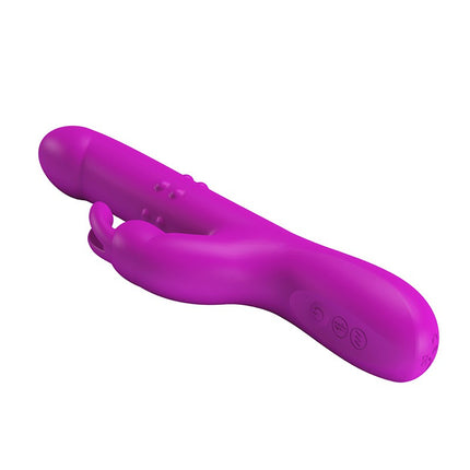 Pretty Love - Reese - Stotende Rabbit Vibrator - Roze-Erotiekvoordeel.nl