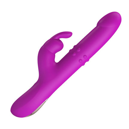 Pretty Love - Reese - Stotende Rabbit Vibrator - Roze-Erotiekvoordeel.nl