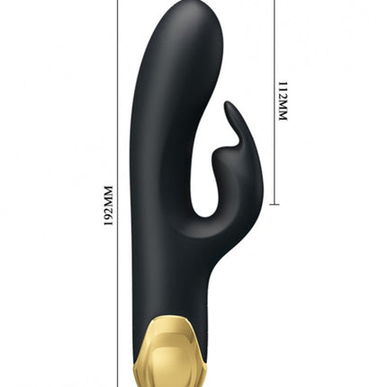 Pretty Love Royal Pleasure Double Pleasure Vibrator  - zwart/goud - Erotiekvoordeel.nl