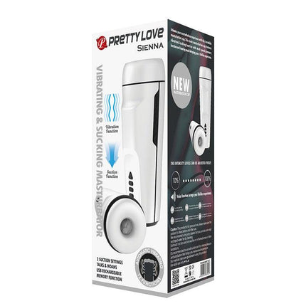 Pretty Love Sienna - Automatisch Vibrerende Masturbator - Met Toegevoegde Kreunfunctie Zuigkracht en Instelbare Vibraties-Erotiekvoordeel.nl