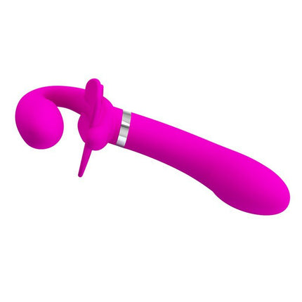 Pretty Love Strapless Strap-on Voorbindvibrator VALERIE - roze-Erotiekvoordeel.nl
