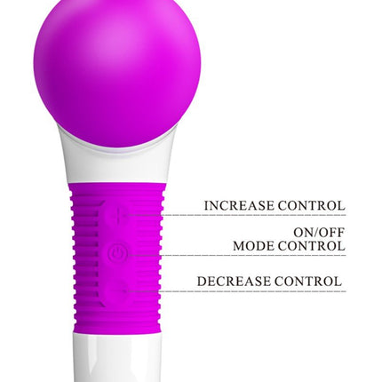 Pretty Love Swan Super Power Gun Massage Apparaat & Wand Vibrator in 1 - roze - Erotiekvoordeel.nl