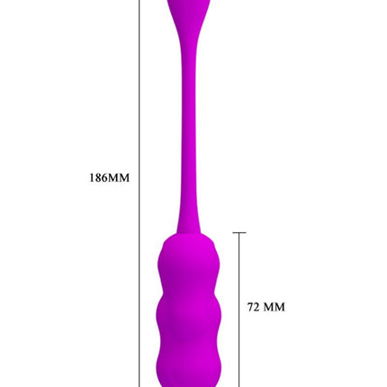 Pretty Love Vibrerend Eitje Leshy met afstandsbediening - roze-Erotiekvoordeel.nl