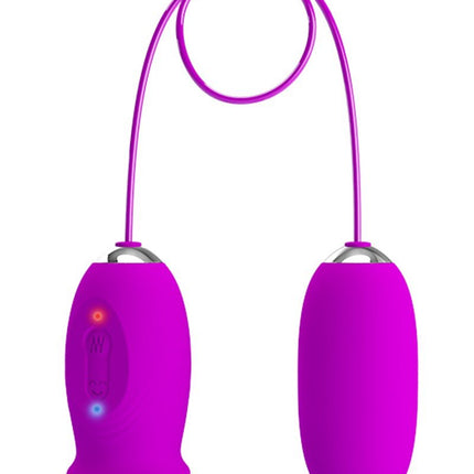 Pretty Love Vibrerend Eitje en Clit Licker DAISY 2 in 1 - roze-Erotiekvoordeel.nl