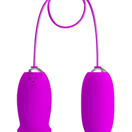 Pretty Love Vibrerend Eitje en Clit Licker DAISY 2 in 1 - roze-Erotiekvoordeel.nl