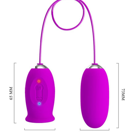 Pretty Love Vibrerend Eitje en Clit Licker DAISY 2 in 1 - roze-Erotiekvoordeel.nl