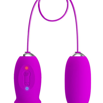 Pretty Love Vibrerend Eitje en Clit Licker DAISY 2 in 1 - roze-Erotiekvoordeel.nl