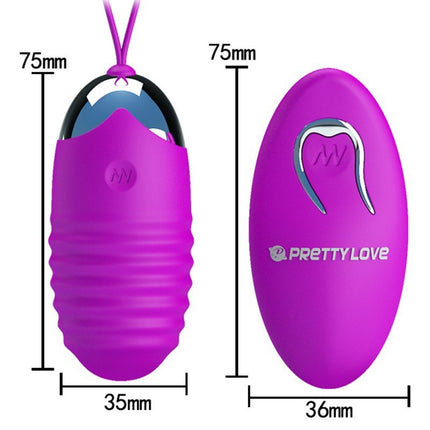 Pretty Love Vibrerend Eitje met afstandsbediening Jessica - Erotiekvoordeel.nl