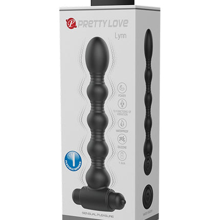 Pretty Love Vibrerende Buttplug Lynn - zwart-Erotiekvoordeel.nl