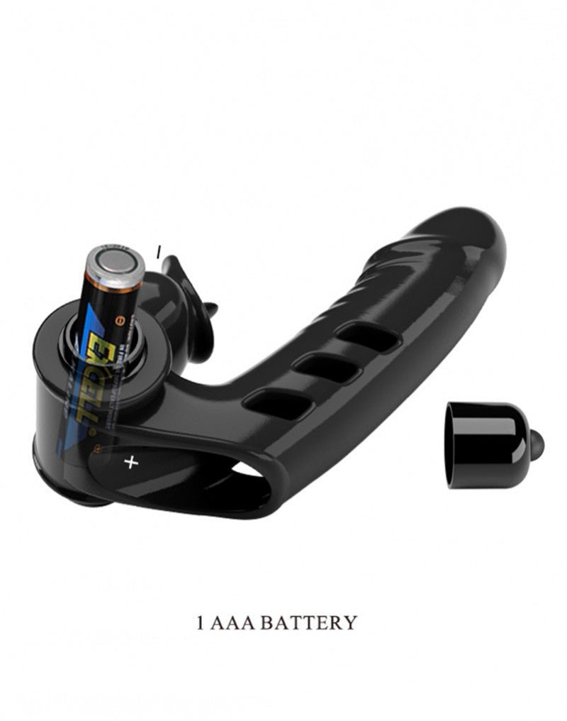 Pretty Love Vinger Vibrator Corbin - zwart-Erotiekvoordeel.nl