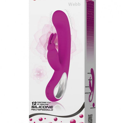 Pretty Love Webb Rabbit Vibrator - roze - Erotiekvoordeel.nl