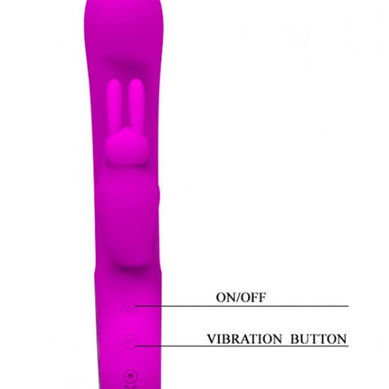 Pretty Love Webb Rabbit Vibrator - roze - Erotiekvoordeel.nl
