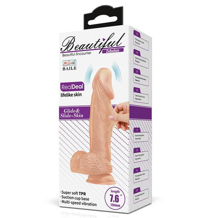 Pretty Love Zebulon - Dildo - Realistische Vibrerende Dildo - Met Afstandsbediening - Lichte Huidskleur - Geeft Levensechte Ervaring-Erotiekvoordeel.nl