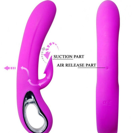 Pretty Love Zuigende Clitoris vibrator "Romance" - roze - Erotiekvoordeel.nl