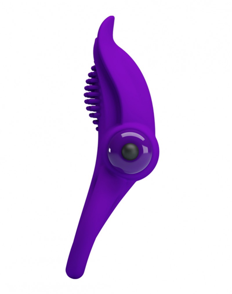 Pretty Love vibrerende cockring met clitoris tong stimulator - Erotiekvoordeel.nl