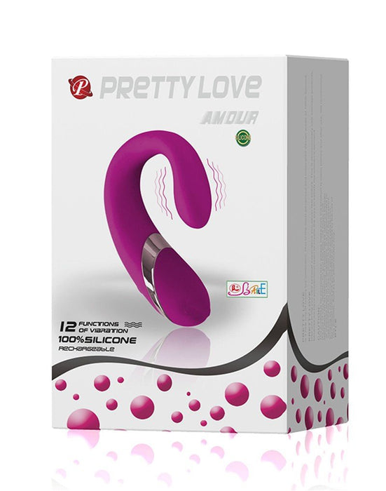 Pretty love Amour Flexibele Clitoris en G-spot Vibrator - roze - Erotiekvoordeel.nl