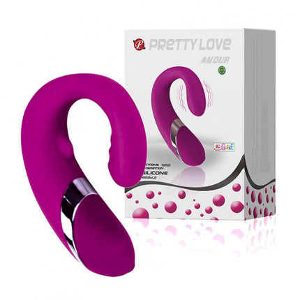 Pretty love Amour Flexibele Clitoris en G-spot Vibrator - roze - Erotiekvoordeel.nl