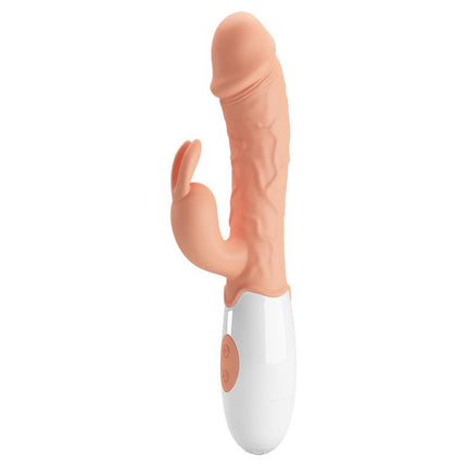 Pretty love Easter Bunny - Vibrator - Realistische Rabbit Vibrator - Lichte Huidskleur - Geeft Intens G Spot en Clitoris Stimulatie-Erotiekvoordeel.nl