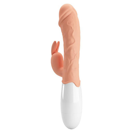 Pretty love Easter Bunny - Vibrator - Realistische Rabbit Vibrator - Lichte Huidskleur - Geeft Intens G Spot en Clitoris Stimulatie-Erotiekvoordeel.nl