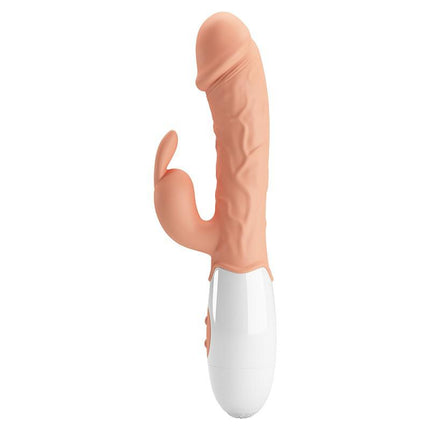 Pretty love Easter Bunny - Vibrator - Realistische Rabbit Vibrator - Lichte Huidskleur - Geeft Intens G Spot en Clitoris Stimulatie-Erotiekvoordeel.nl