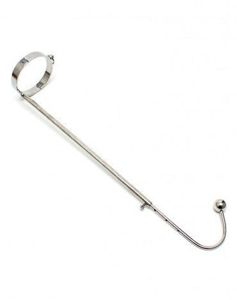 RVS collar met anaal haak / anal hook - Erotiekvoordeel.nl