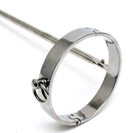 RVS collar met anaal haak / anal hook - Erotiekvoordeel.nl